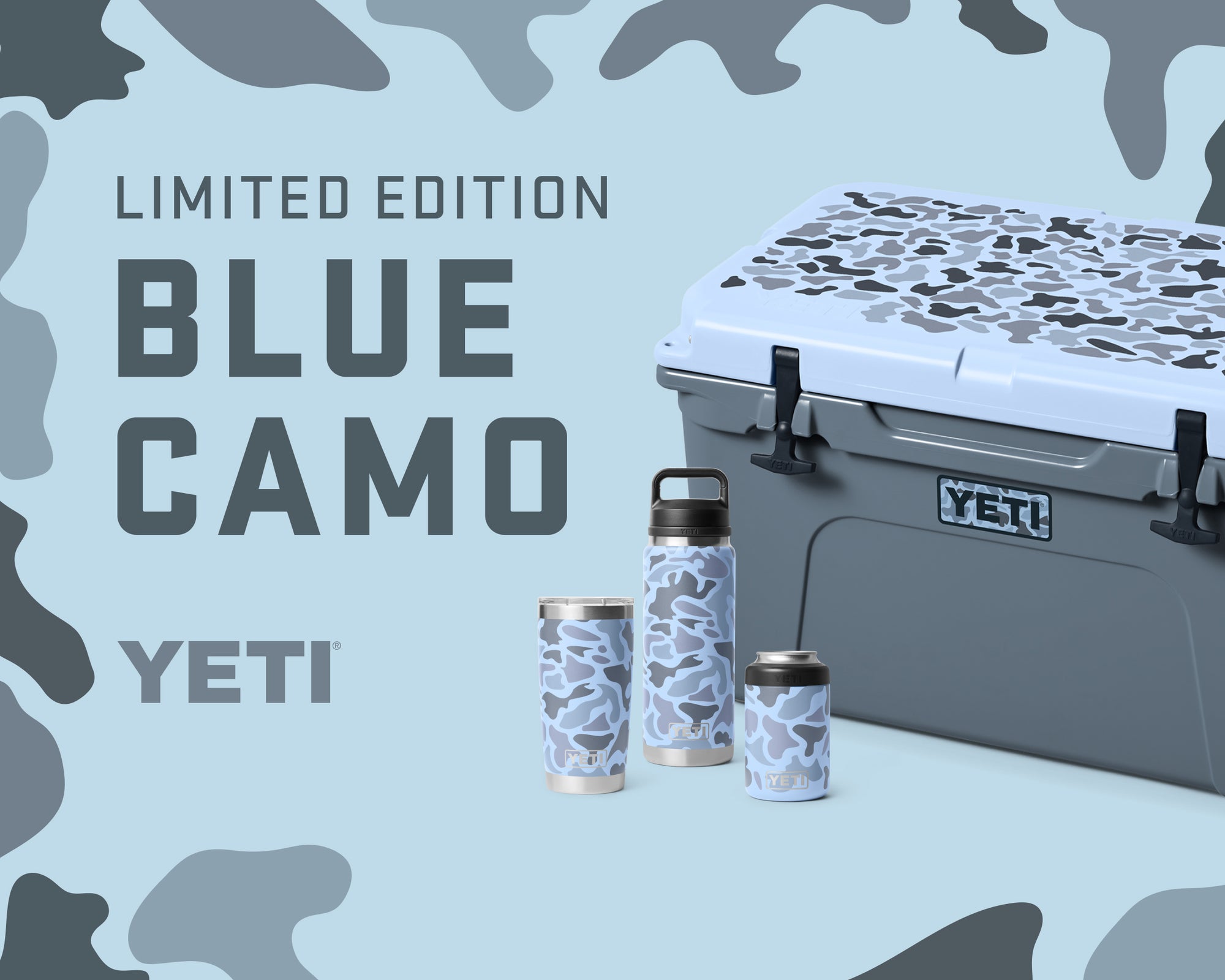 Limited Edition Blue Camo from YETI.