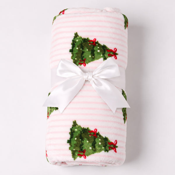 Christmas Tree Fleece Blanket