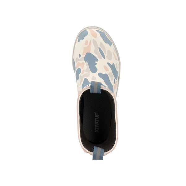 Youth Ankle Deck Boot in Ivory Duck Camo