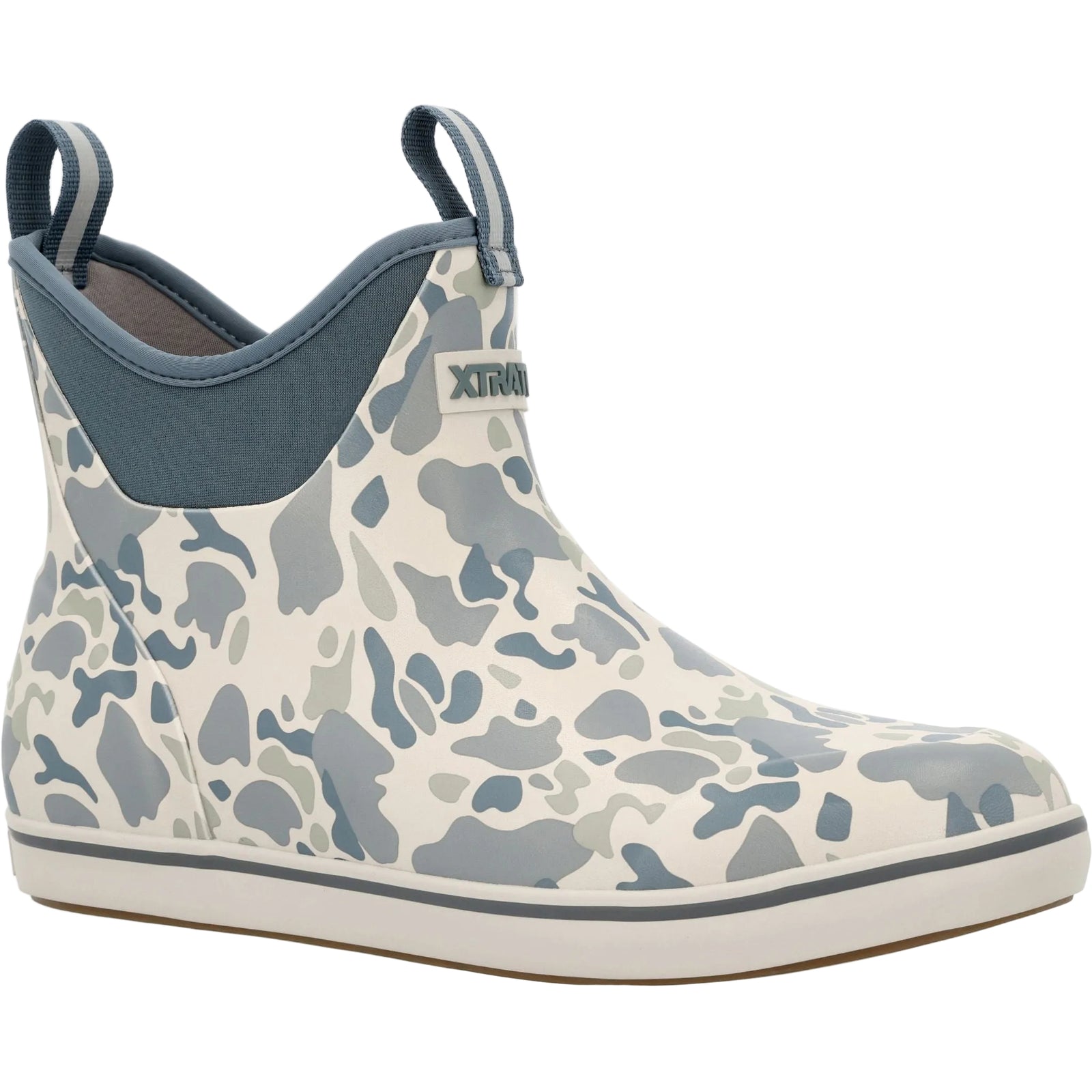 Men's 6 Inch Deck Ankle Boot in Stormy Duck Camo