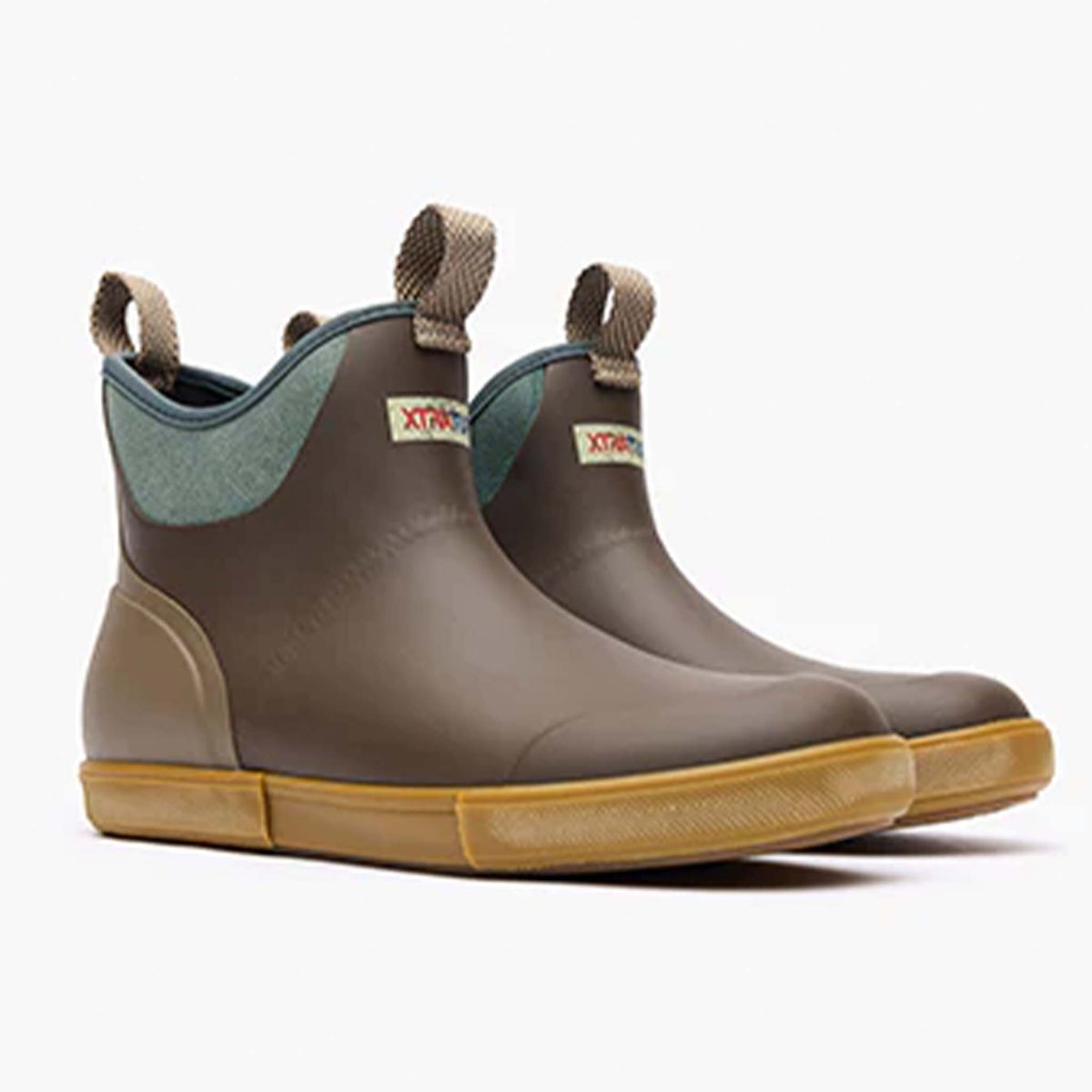 Men's Vintage Ankle Deck Boot in Brown by Xtratuf