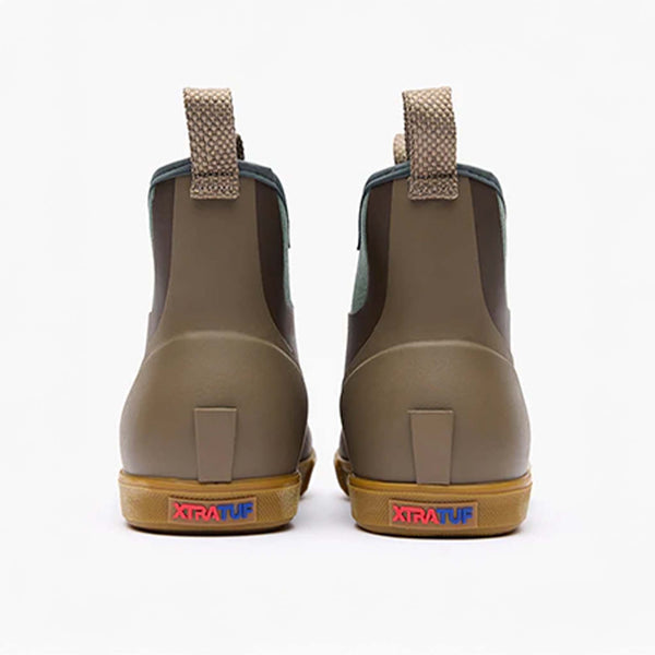 Men's Vintage Ankle Deck Boot in Brown by Xtratuf