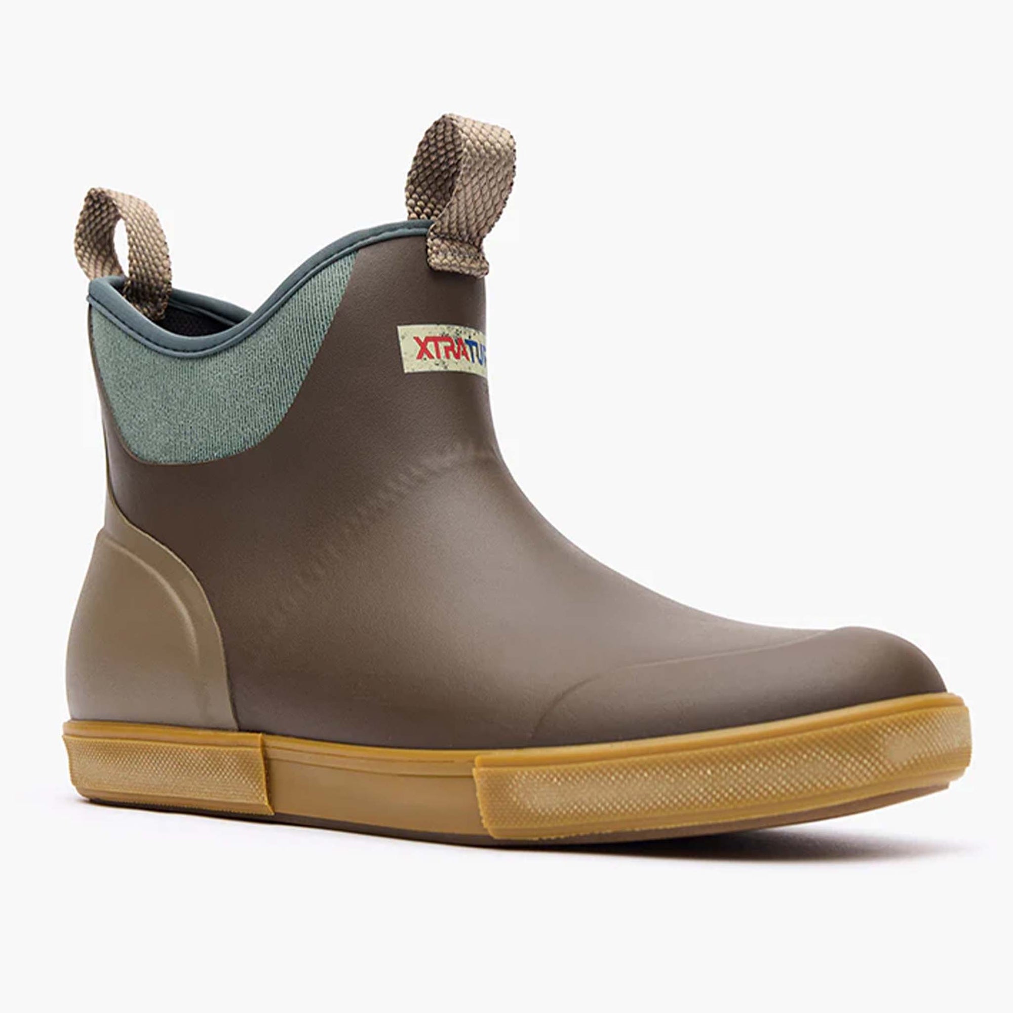 Men's Vintage Ankle Deck Boot in Brown by Xtratuf