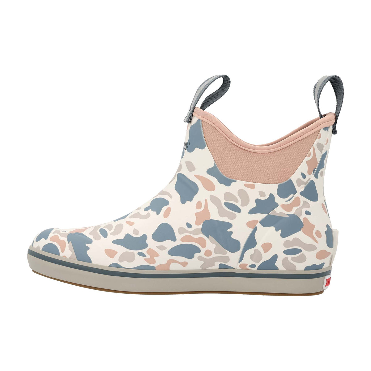 Women's 6" Ankle Deck Boot in Ivory Duck Camo