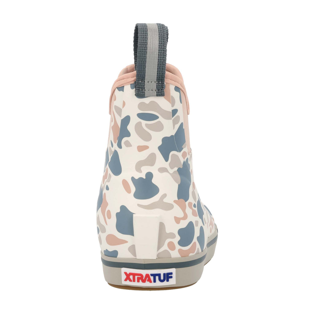 Women's 6" Ankle Deck Boot in Ivory Duck Camo