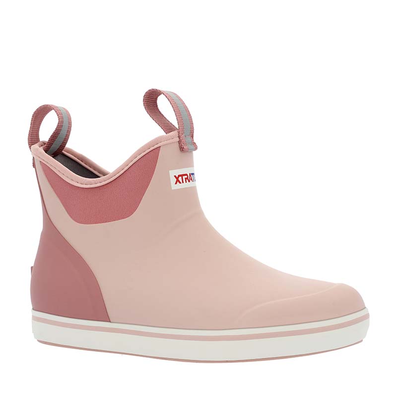 Women's 6 Inch Ankle Deck Boot in Blush Pink