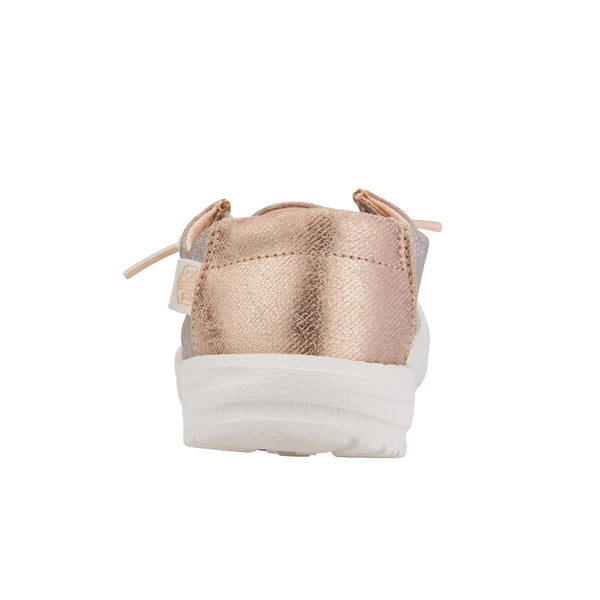 Girls Wendy Metallic Sparkle in Rose Gold
