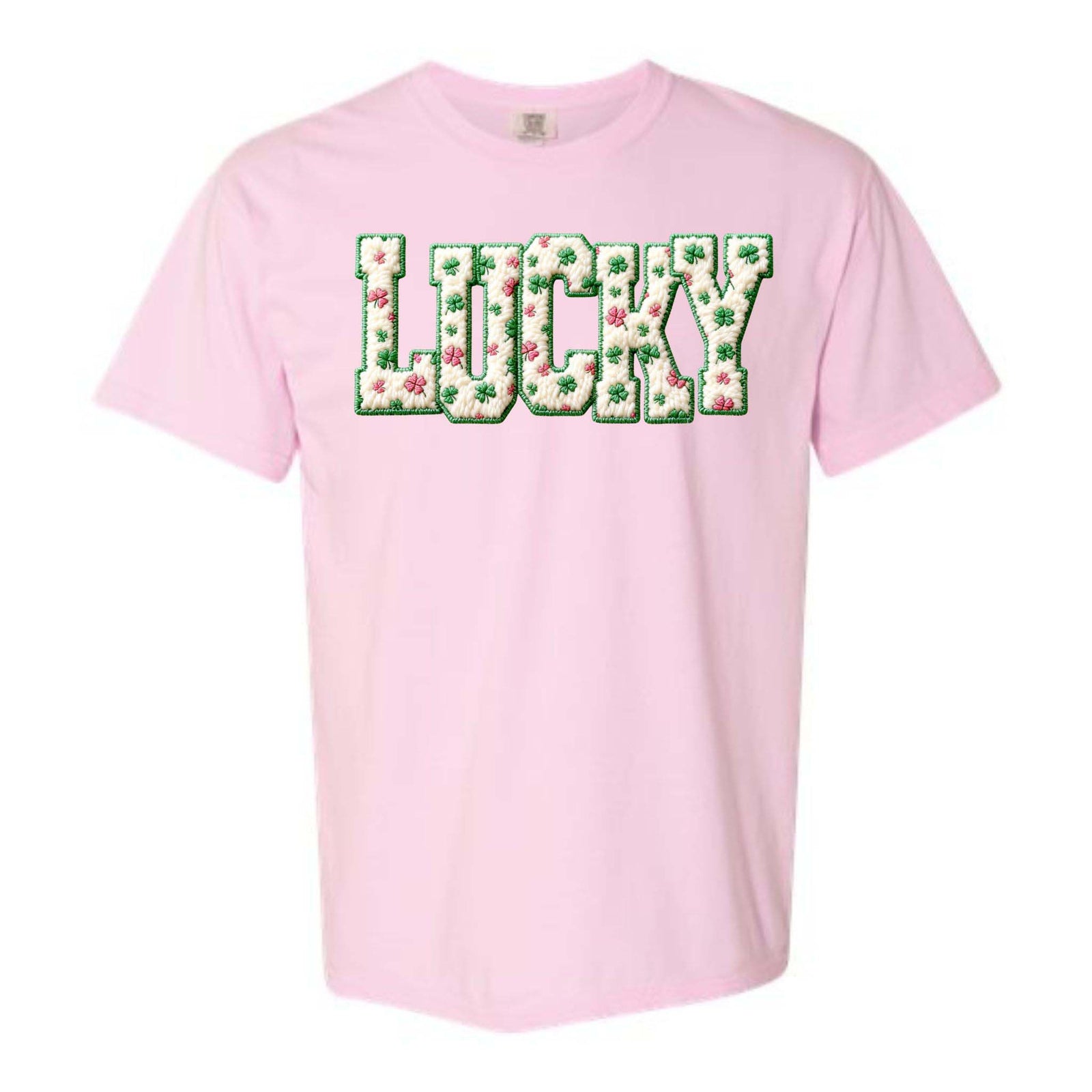 Dash Forward Yarn Lucky Short Sleeve T-Shirt in light pink