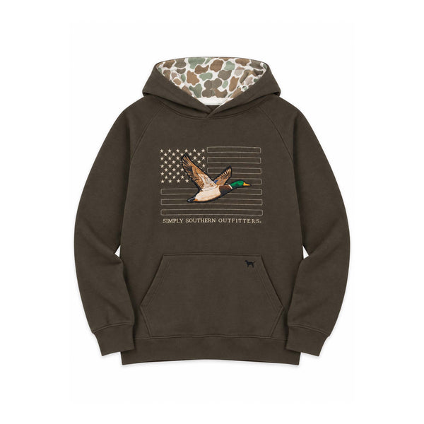 Youth Duck Flag Hoodie