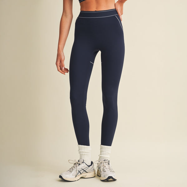 High Rise Contour Leggings in Navy