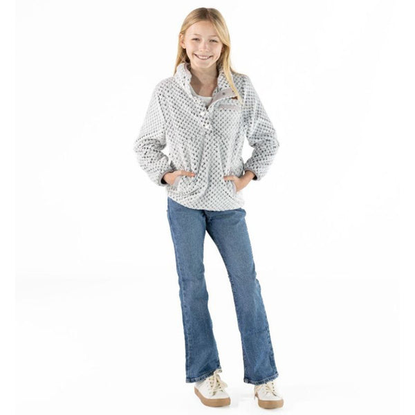 Youth Simply Soft Pullover in Frost