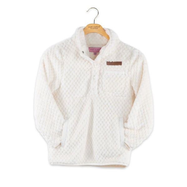 Youth Simply Soft Pullover in Ivory