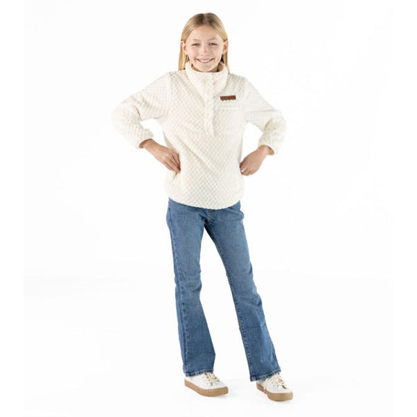Youth Simply Soft Pullover in Ivory