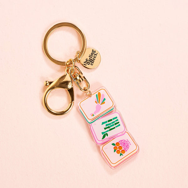 Mahj Tiles Acrylic Keychain