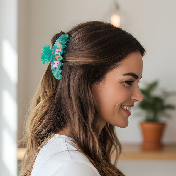 Mahj Marbled Hair Clip