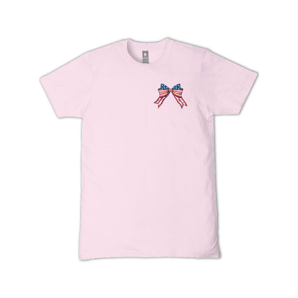 Youth USA Cherries and Bows Short Sleeve T-Shirt