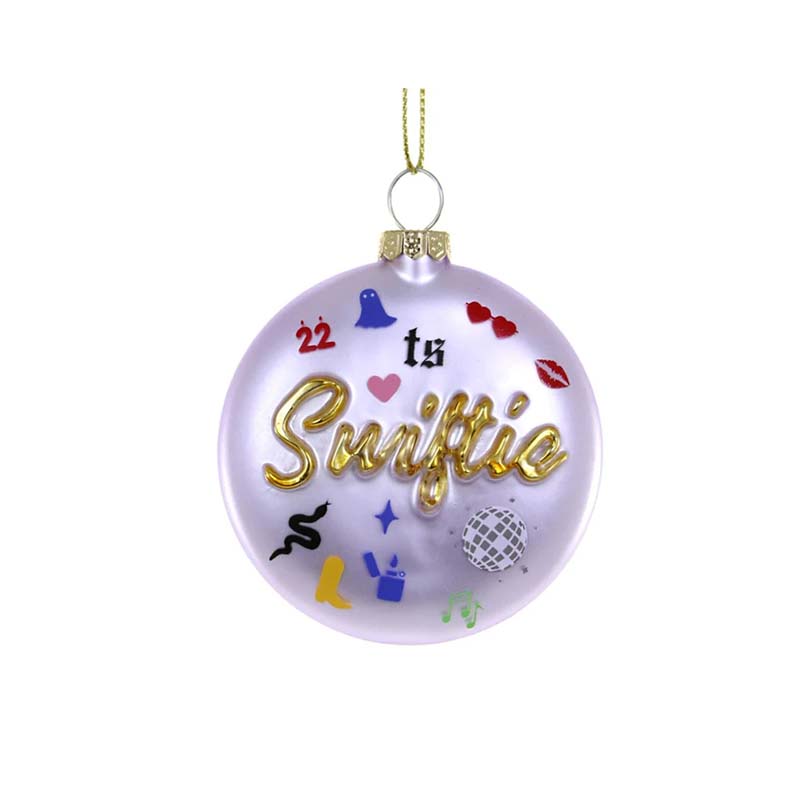 Purple Circle Swiftie Ornament