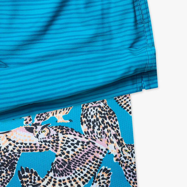 The It's Been A Hoots 5.5 Inch Lined Swim Shorts