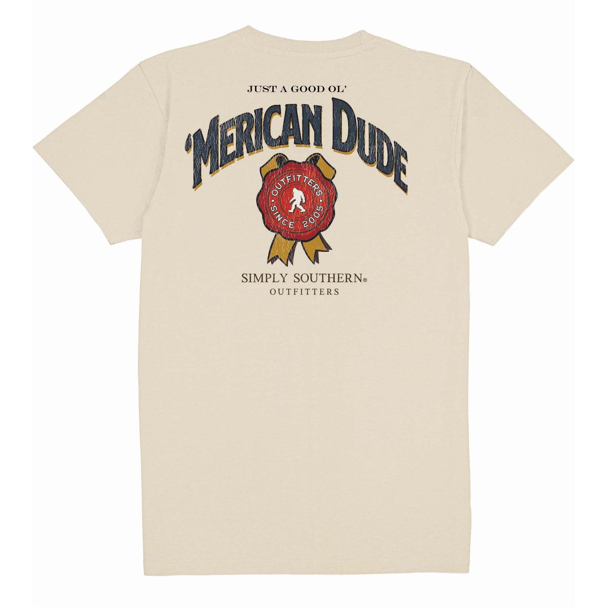 simply southern merican dude short sleeve t-shirt