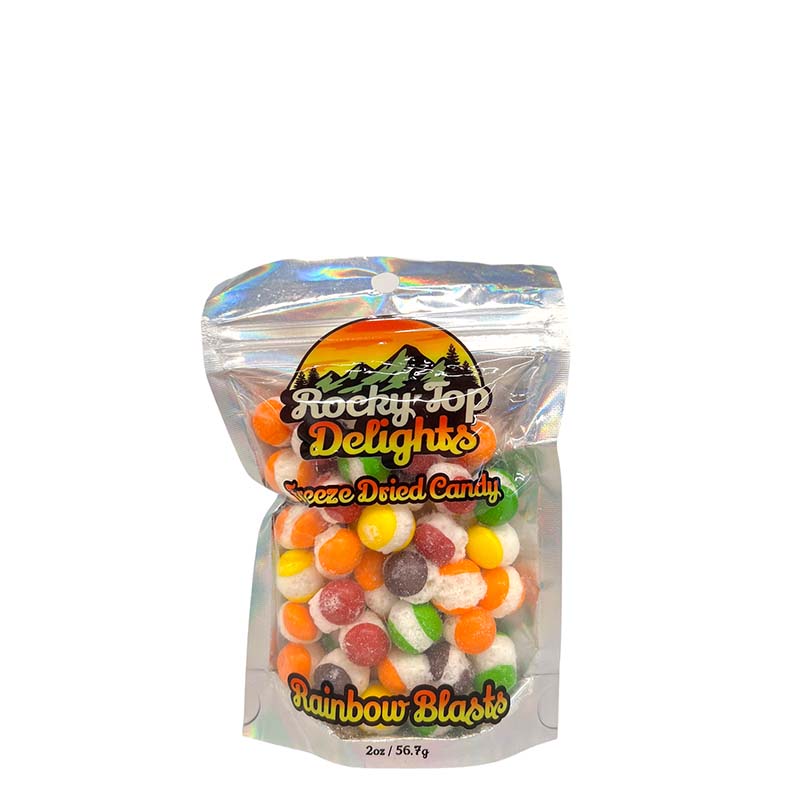 2oz Rainbow Blasts Freeze Dried Candy