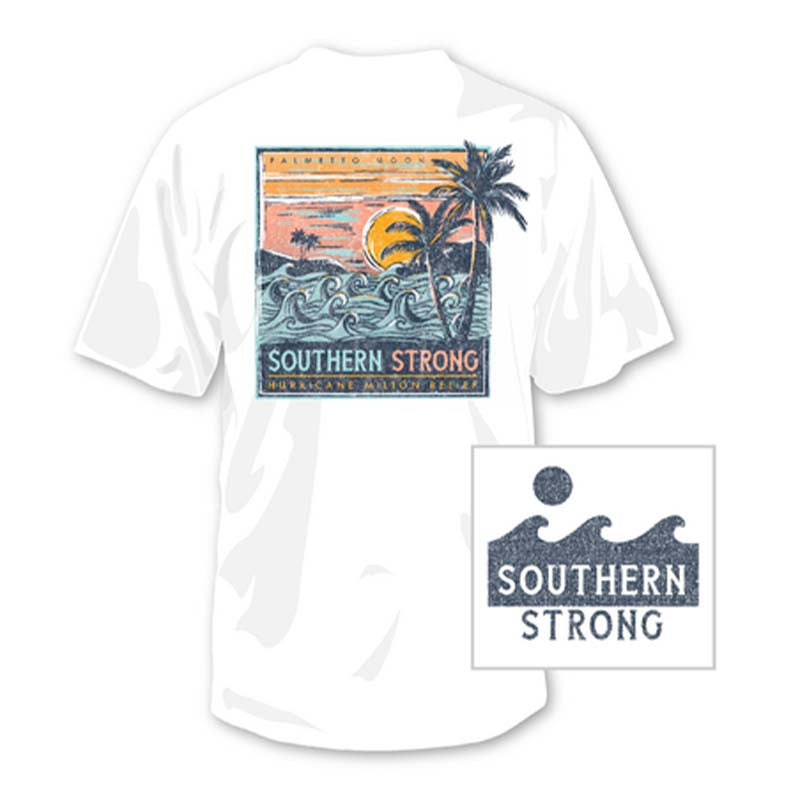 Southern Strong Waves Short Sleeve TShirt Palmetto Moon