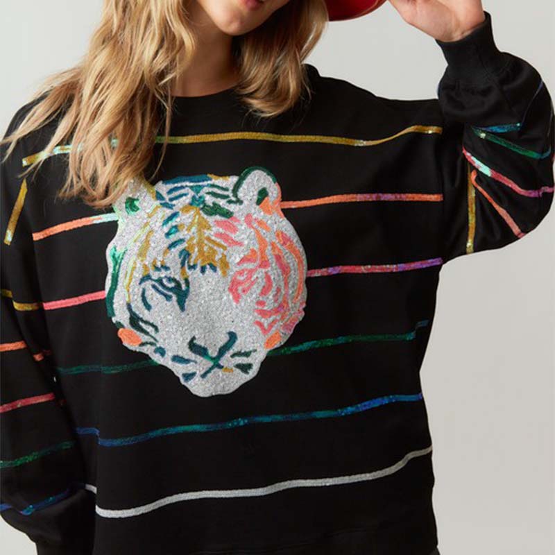 Fantastic Fawn Neon Tiger Sweatshirt
