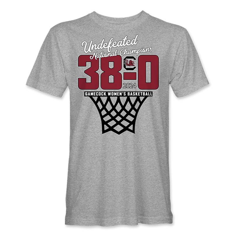 2024 USC Women's Basketball National Championship Undefeated Short Sleeve T-Shirt