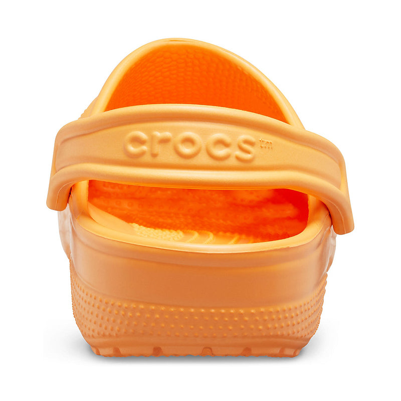 Adult Classic Clog in Orange back view