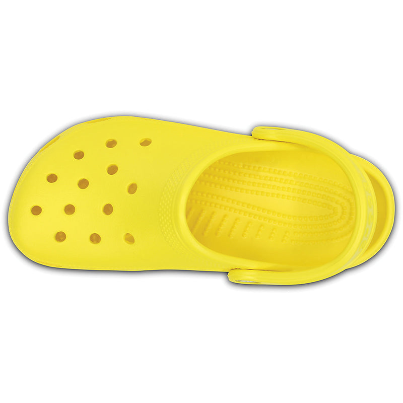 Adult Classic Clog in Yellow top view