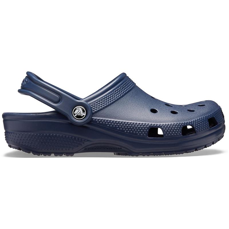 Adult Classic Clog in Navy side view