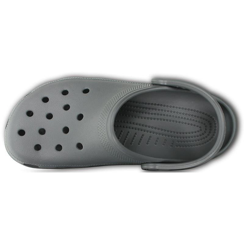 Adult Classic Clog in Slate Grey top view