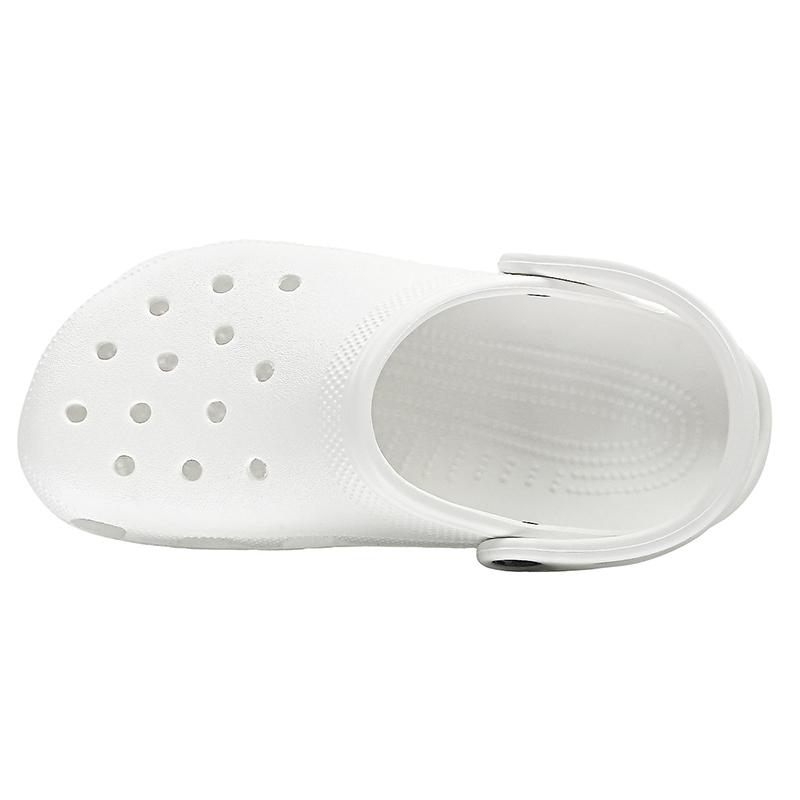 Adult Classic Clog in White top view
