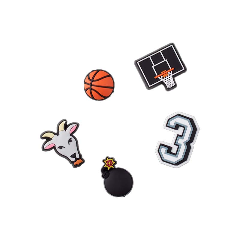 Basketball Star Jibbitz 5 Pack