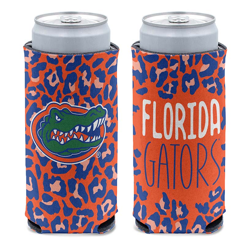 Wincraft Florida Gators Leopard Slim Can Cooler Palmetto Moon