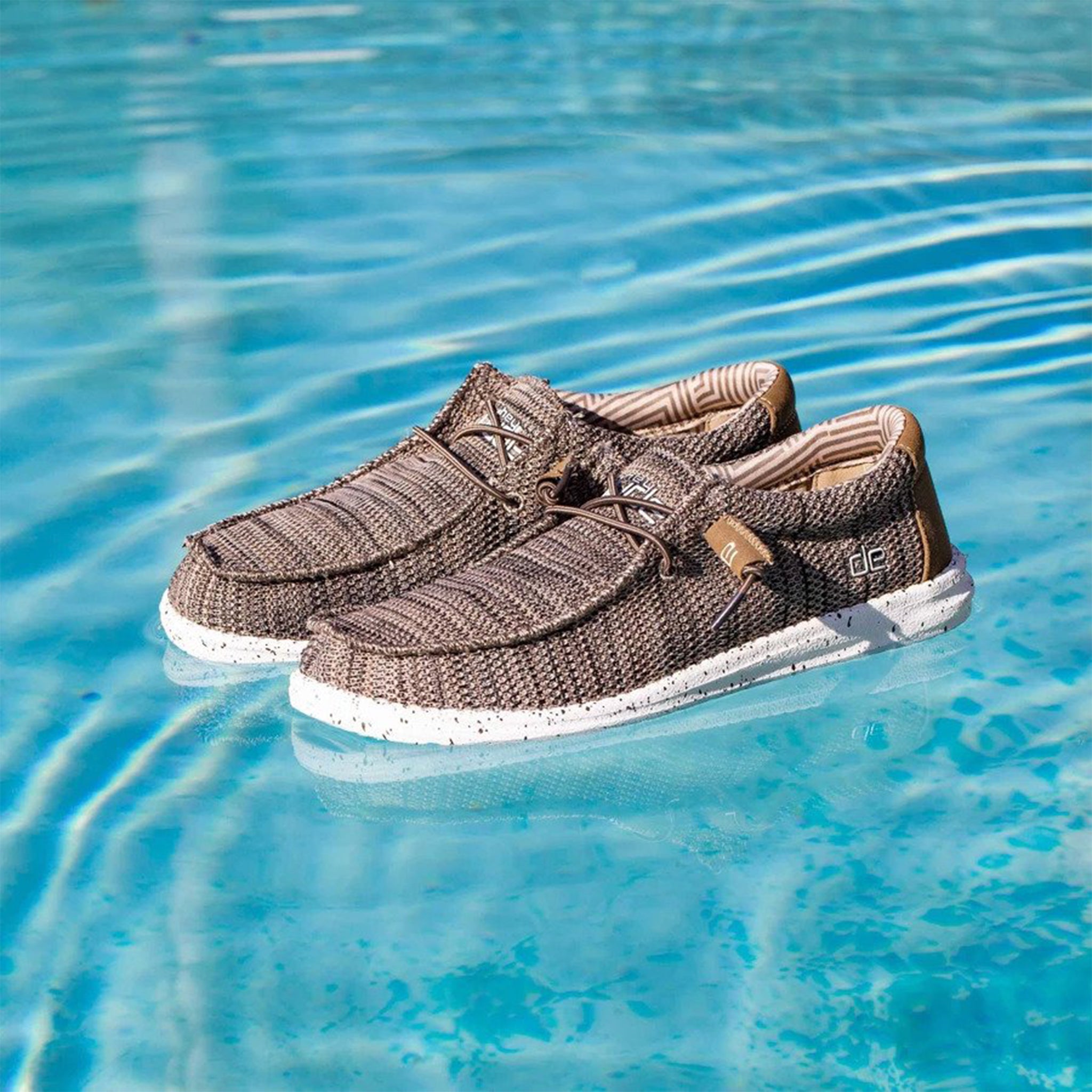 Hey Dude Men's Wally Sox in Brown | Palmetto Moon