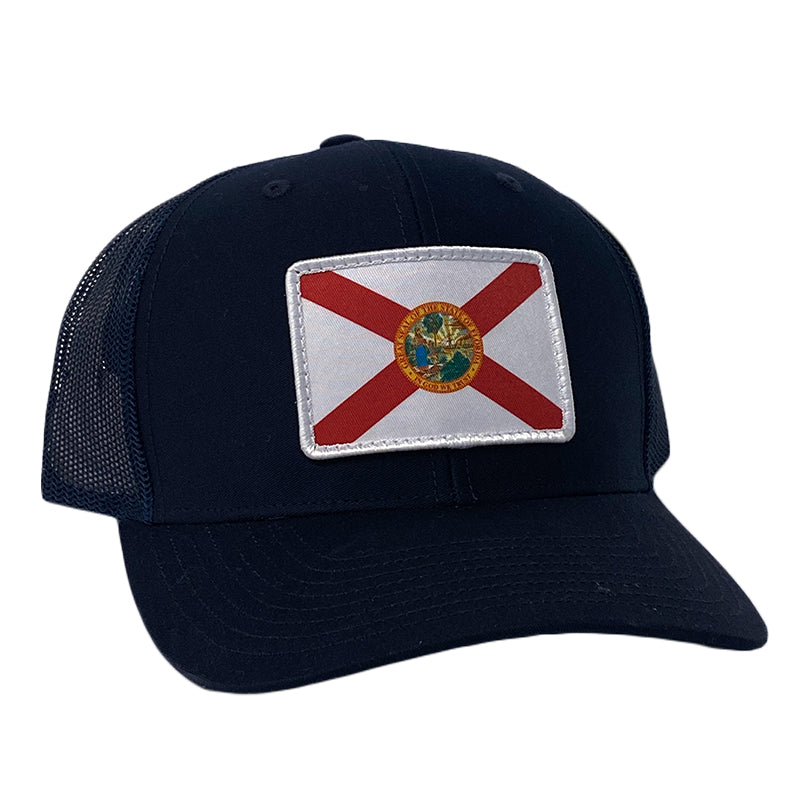 Florida Flag Patch Hat in Navy
