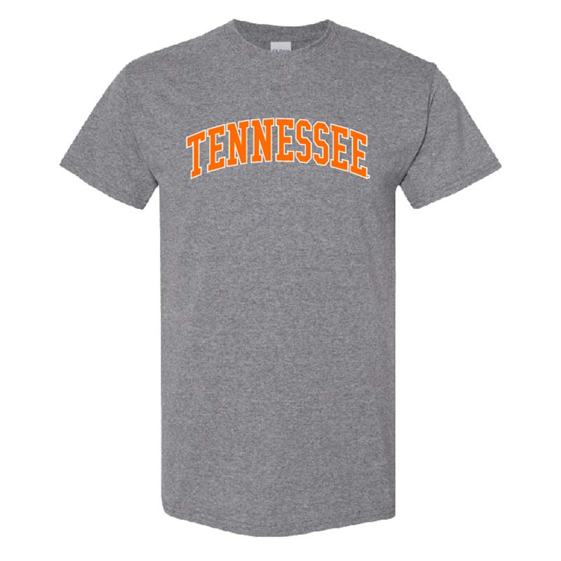 UT Two Color Arch Short Sleeve T-Shirt in Graphite Heather