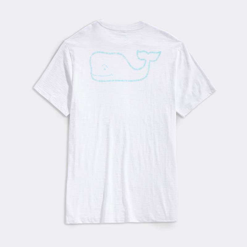 Garment Dyed Slub Vintage Whale Short Sleeve T-Shirt