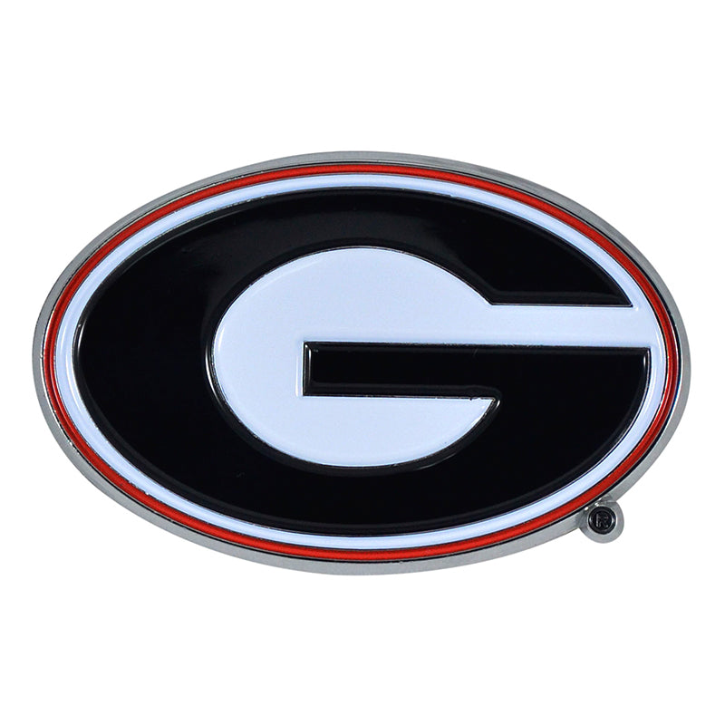 University of Georgia Red and Black car Emblem