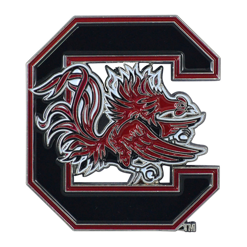 University of South Carolina Black Block C with Gamecock Car Emblem
