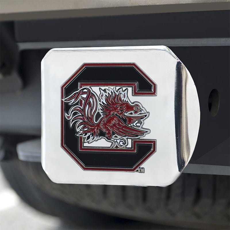 USC Color On Chrome Hitch Cover