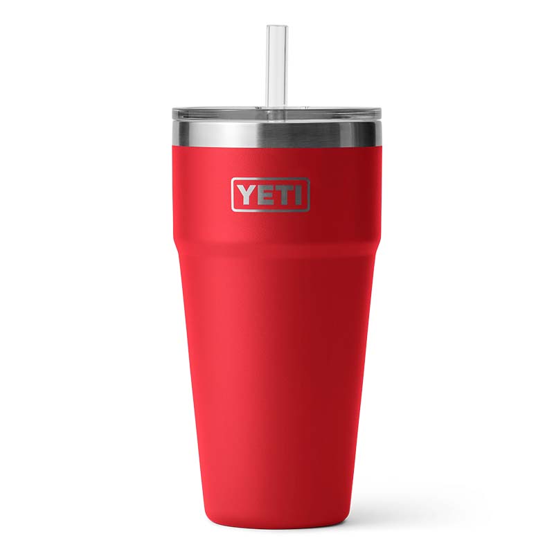 Rescue Red Rambler 26oz Stackable Tumbler with Straw Lid