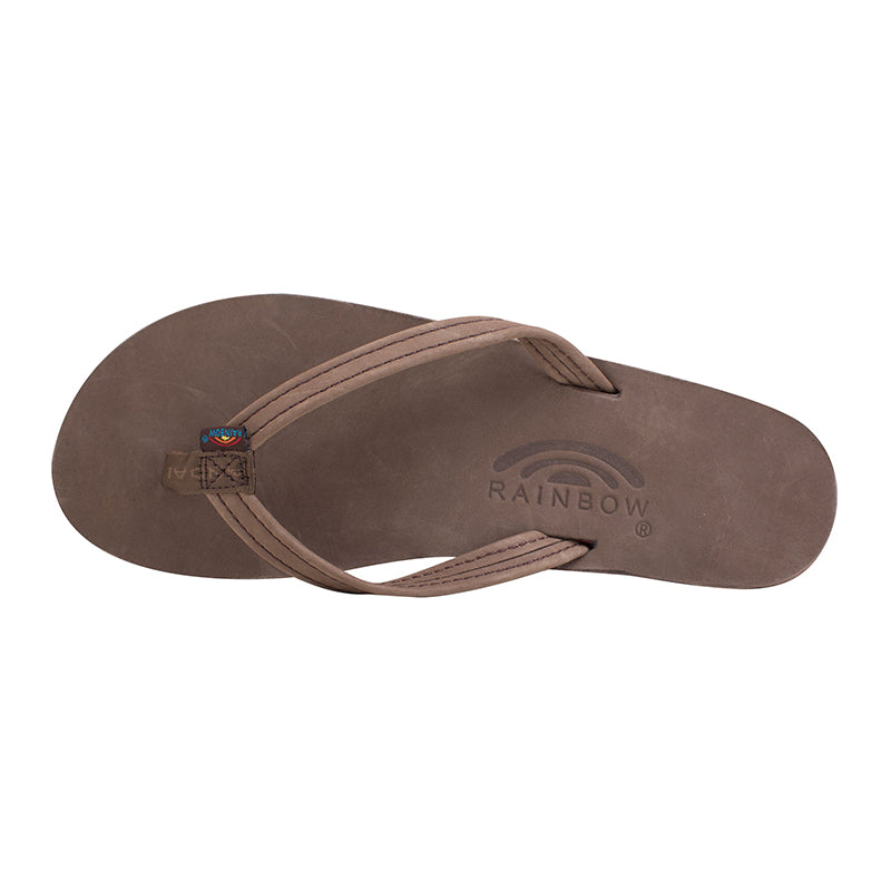 Rainbow Ladies&#39; Single Layer Narrow Strap Sandal in Expresso