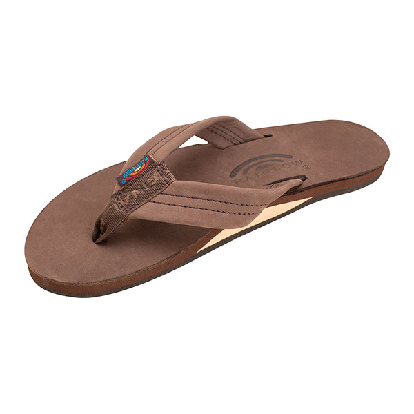 Rainbow Ladies' Single Layer Sandal in Expresso