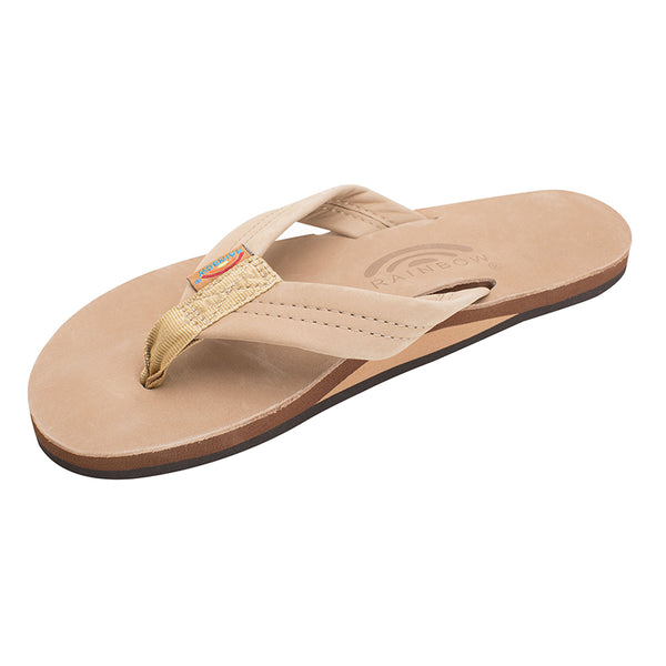 Rainbow Ladies' Single Layer Sandal in Sierra Brown