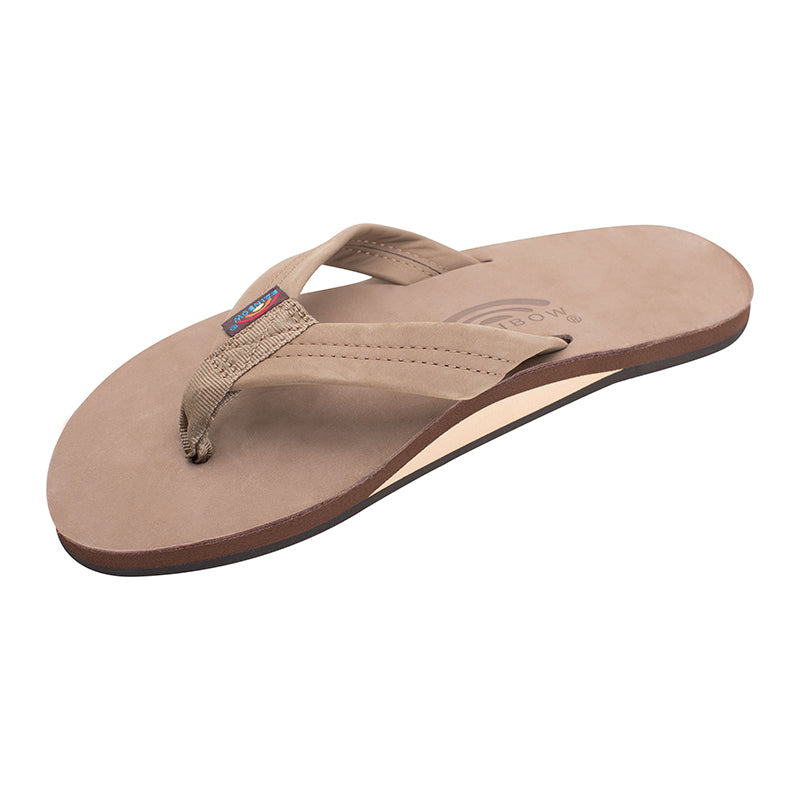 Rainbow® Men's Single Layer Premier Leather Sandal | Palmetto Moon