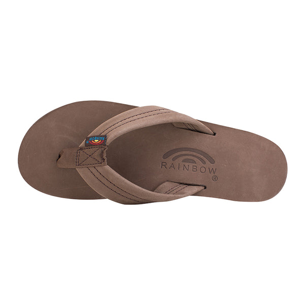 Rainbow Men's Double Layer Sandals in Expresso