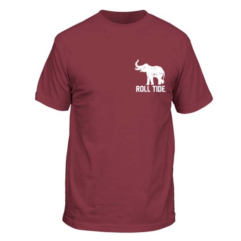 Alabama Silhouette Short Sleeve T-Shirt front view