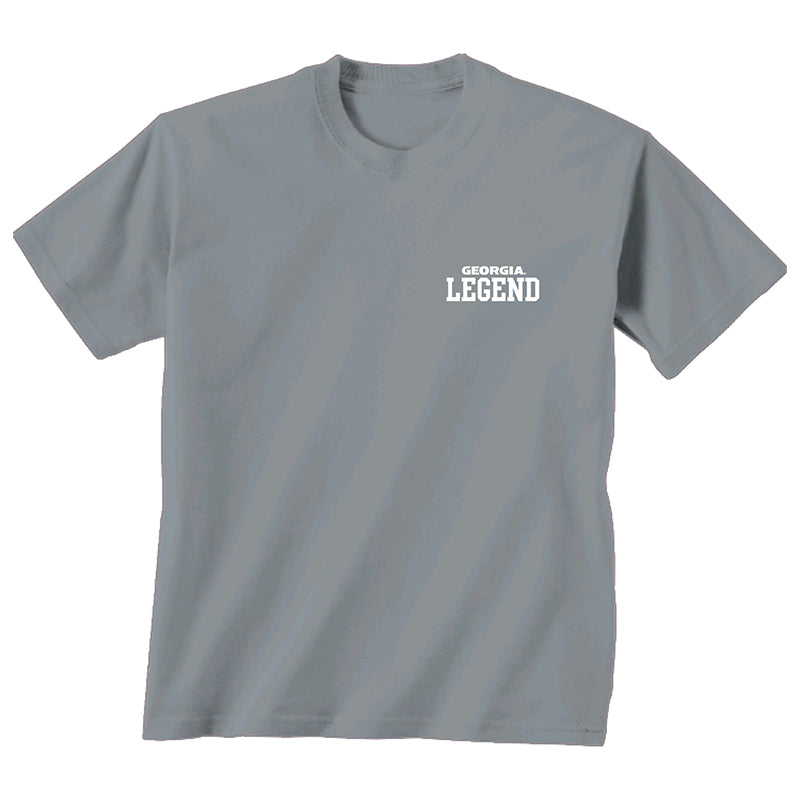 UGA Mascot Legend Grey Short Sleeve T-Shirt
