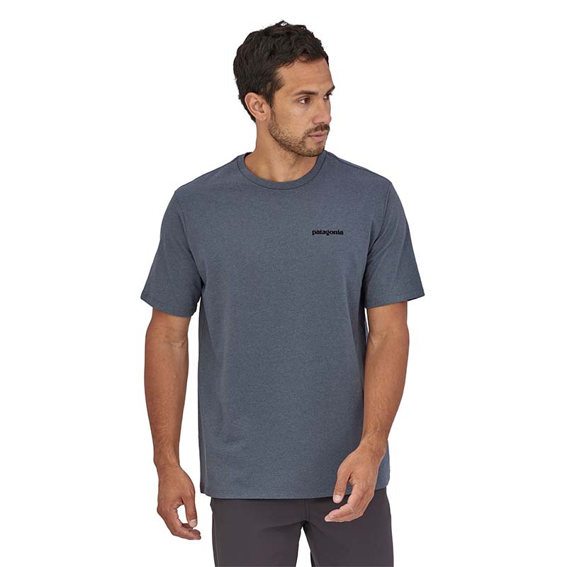 Men&#39;s P-6 Logo Responsibili-Tee® Short Sleeve T-Shirt Plume grey front